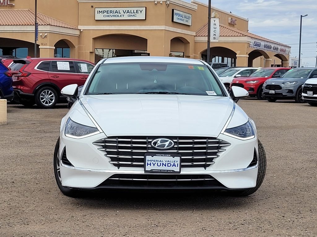 Used 2023 Hyundai Sonata Hybrid Blue Sedan
