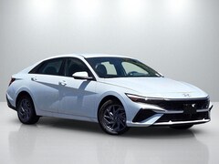 2026 Hyundai Elantra Hybrid Blue Sedan