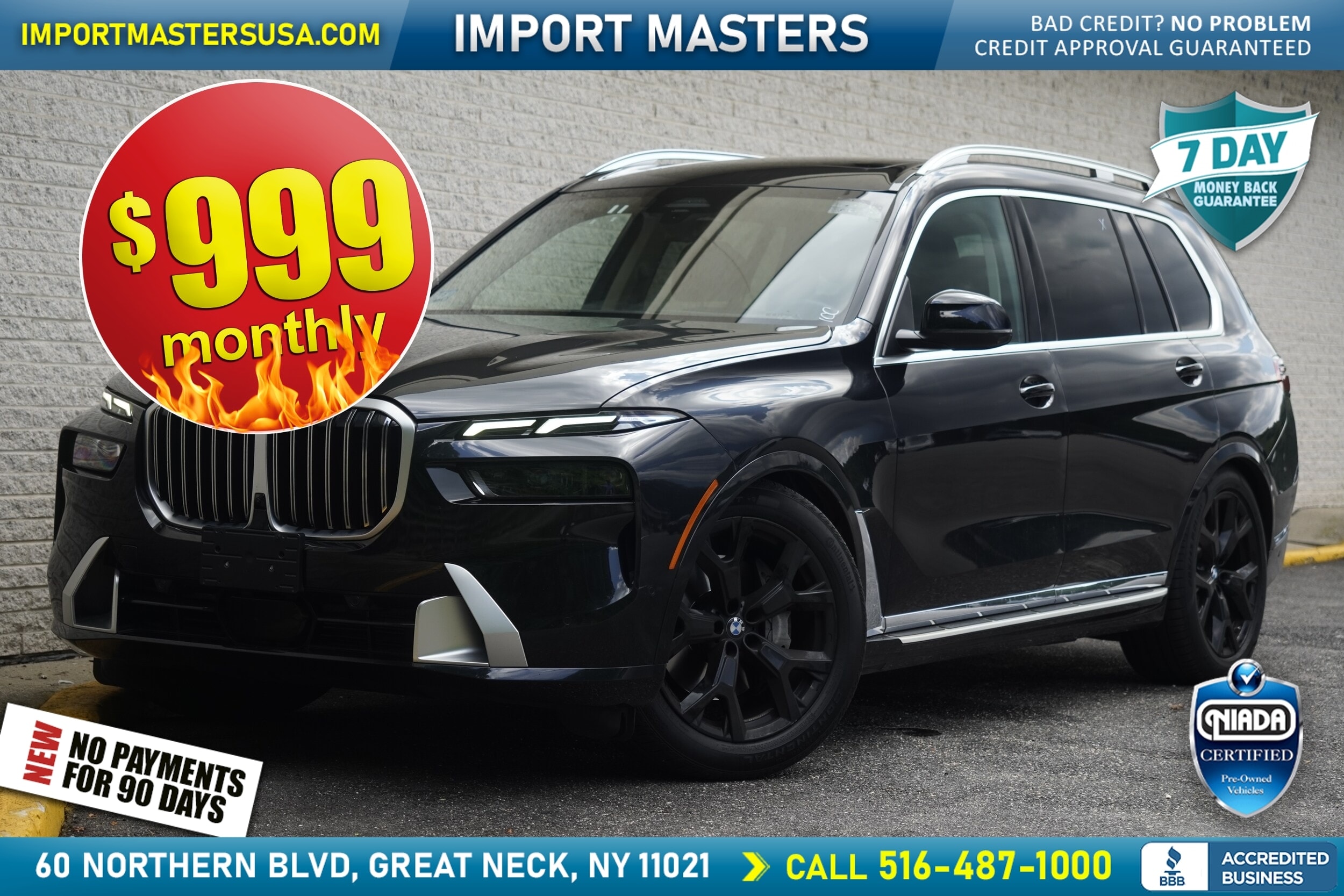 Black 2026 BMW X7 SUV / Crossover All-Wheel Drive 8-Speed Automatic
