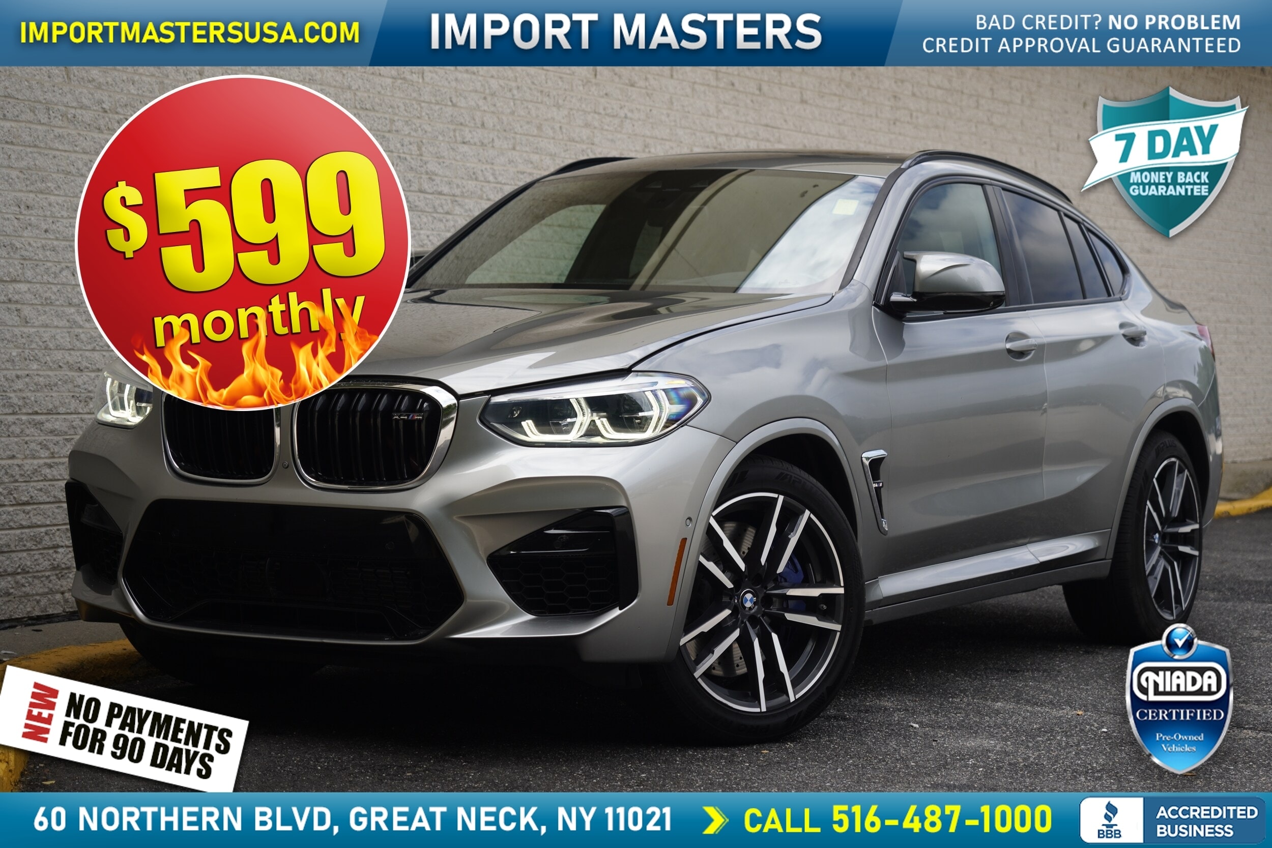 Gray 2020 BMW X4 M SUV / Crossover All-Wheel Drive 8-Speed Automatic