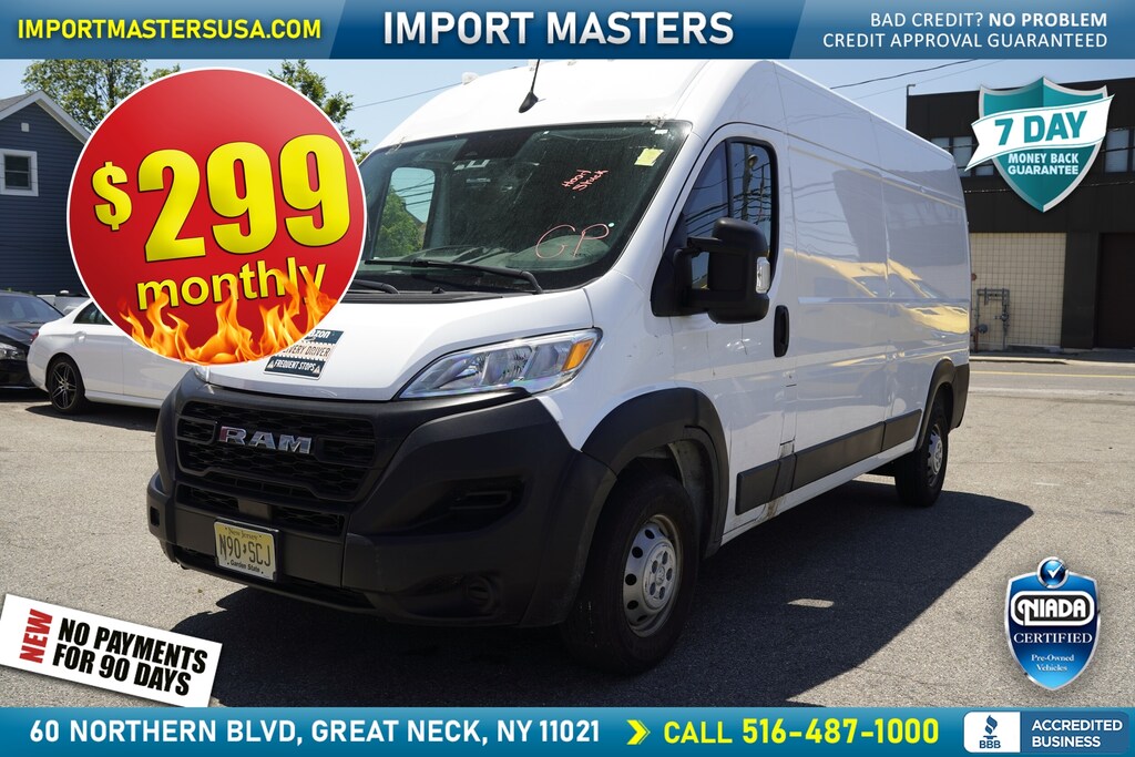 Used 2023 Ram ProMaster 2500 High Roof Van Cargo Van