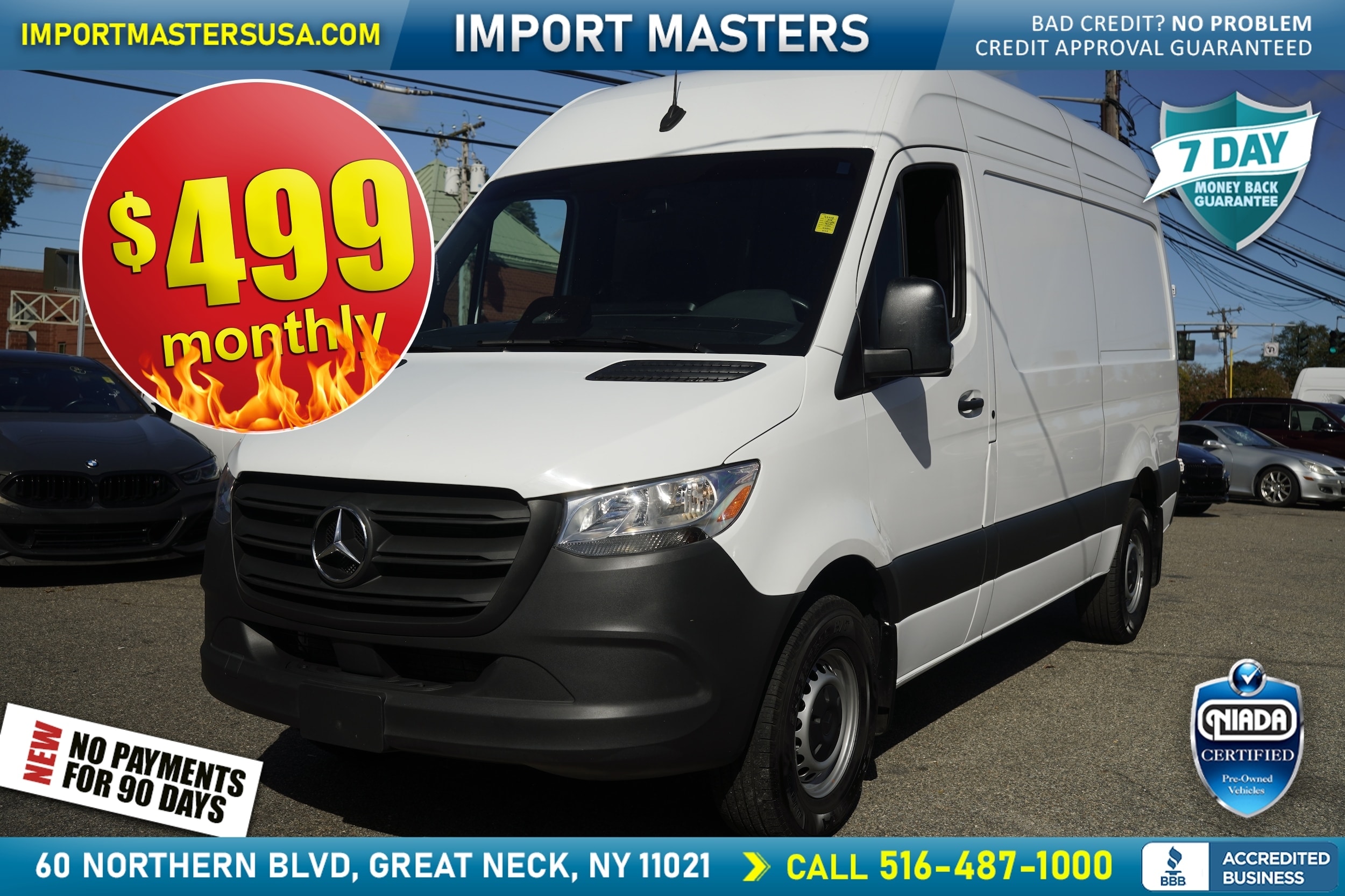  2025 Mercedes-Benz Sprinter Cargo 2500 144 RWD   