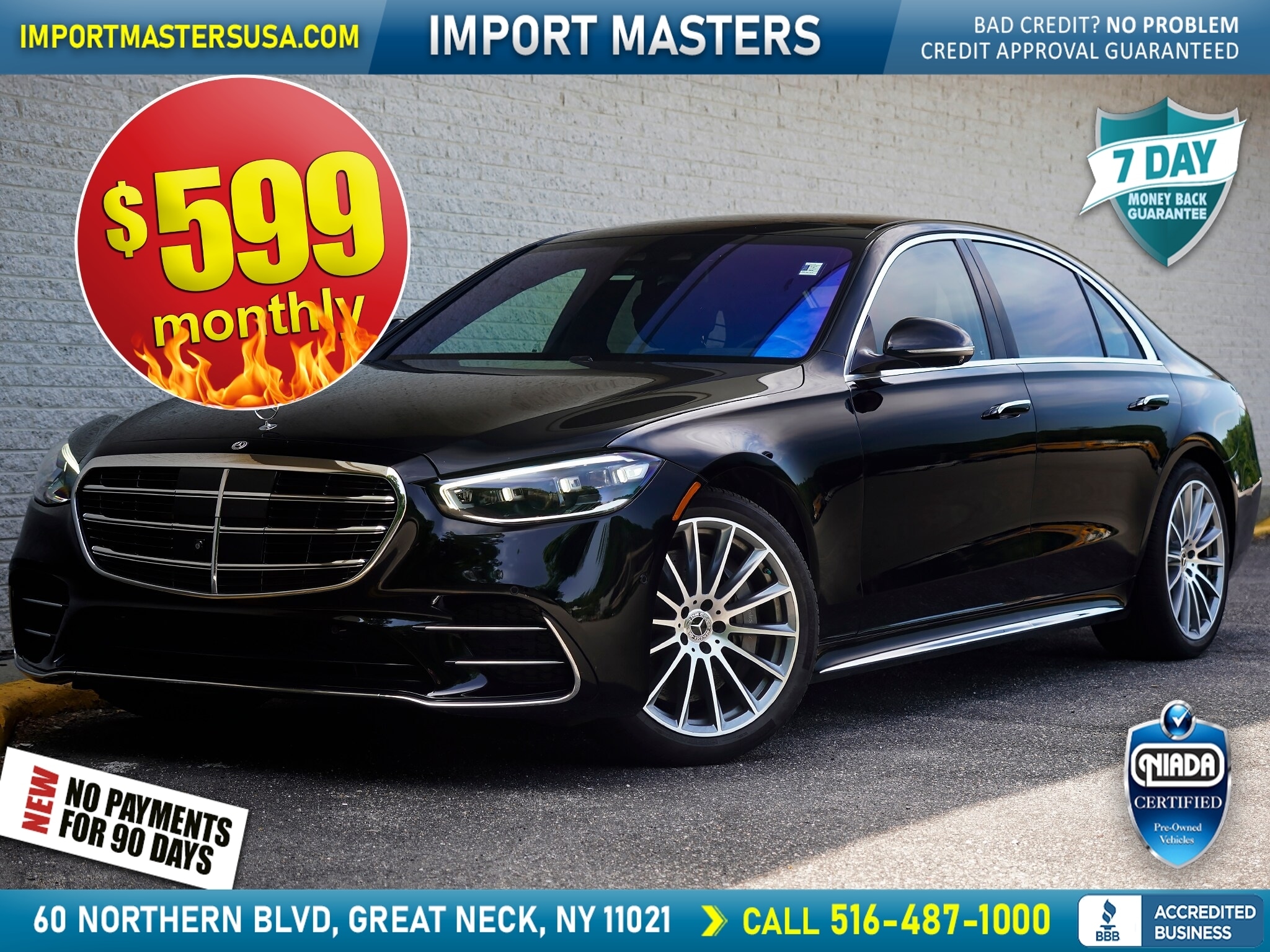 2022 Mercedes-Benz S-Class S 500 4MATIC AWD