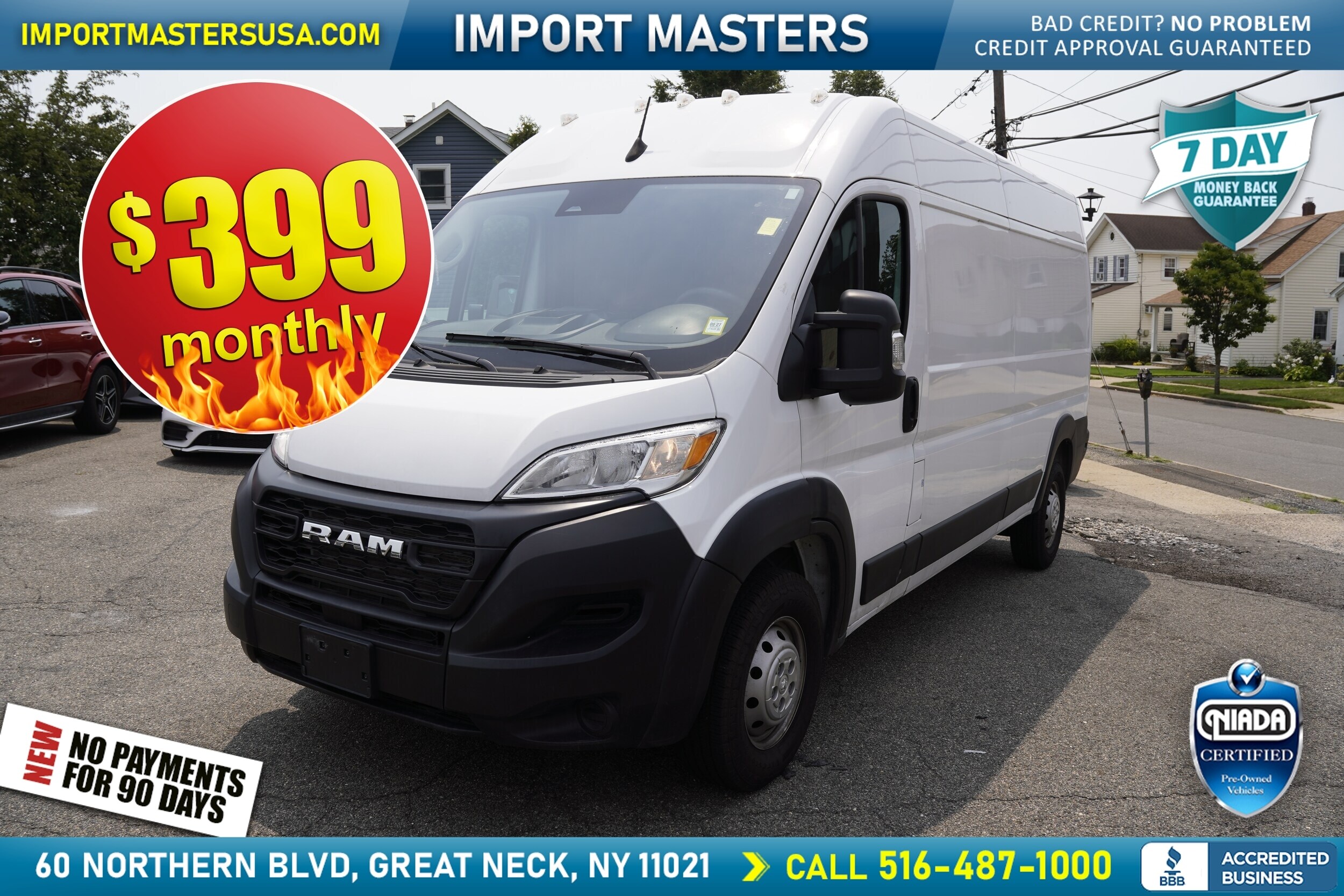 2023 RAM ProMaster 2500 159 High Roof Cargo Van FWD