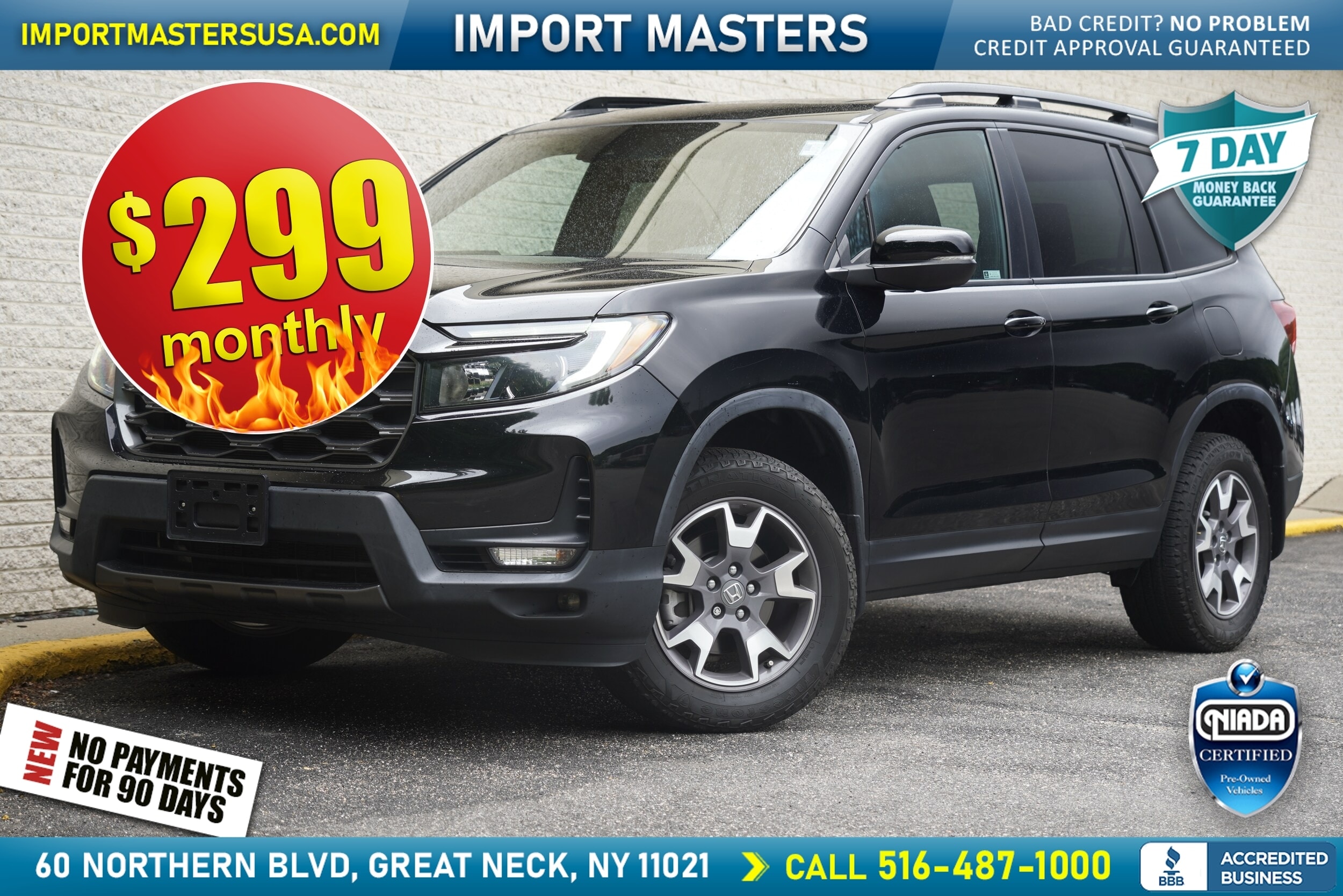 Black 2022 Honda Passport SUV / Crossover All-Wheel Drive 9-Speed Automatic