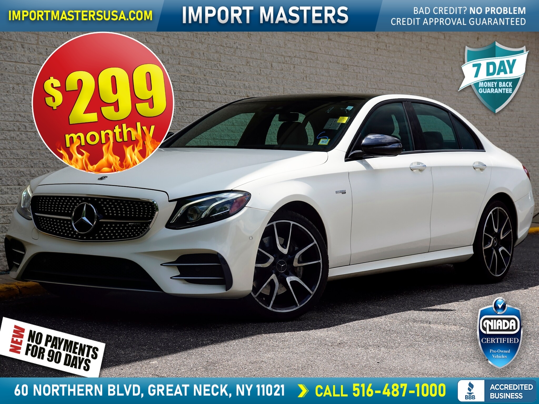 White 2018 Mercedes-Benz E-Class Sedan All-Wheel Drive 9-Speed Automatic