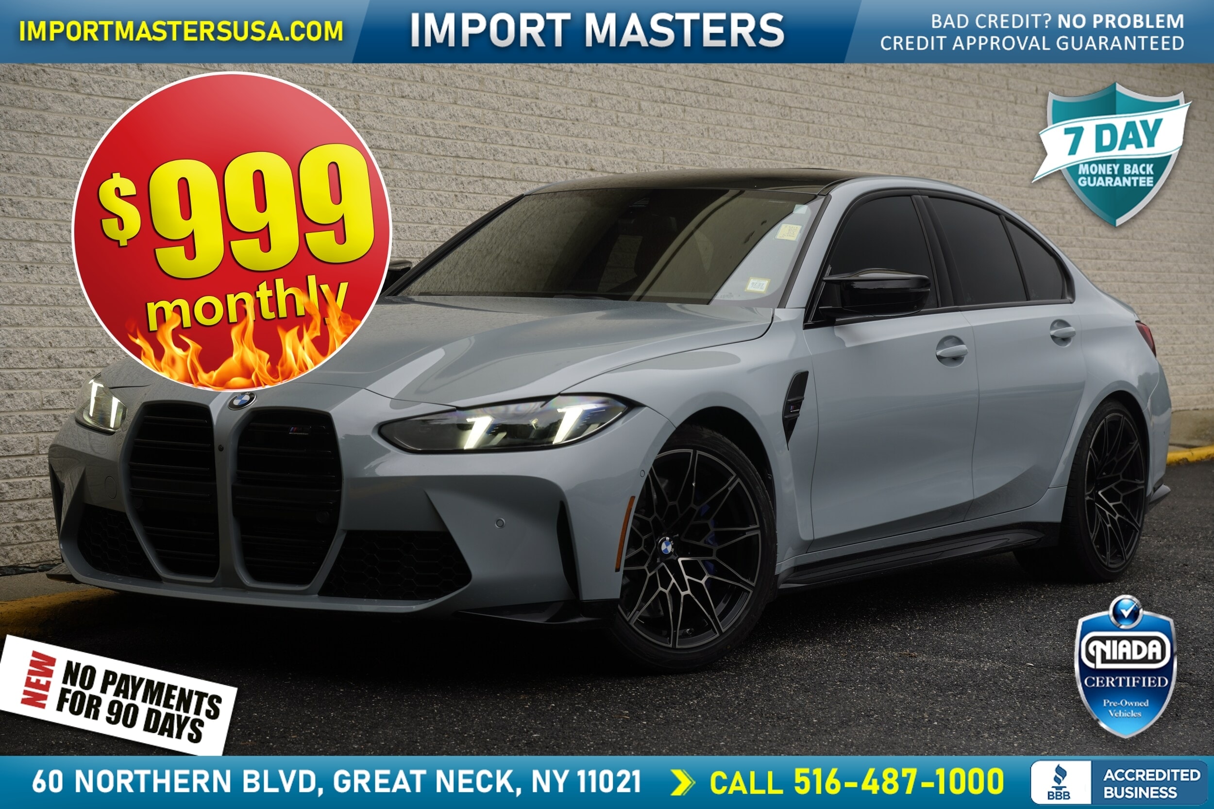 Gray 2025 BMW M3 Sedan Rear-Wheel Drive 8-Speed Automatic