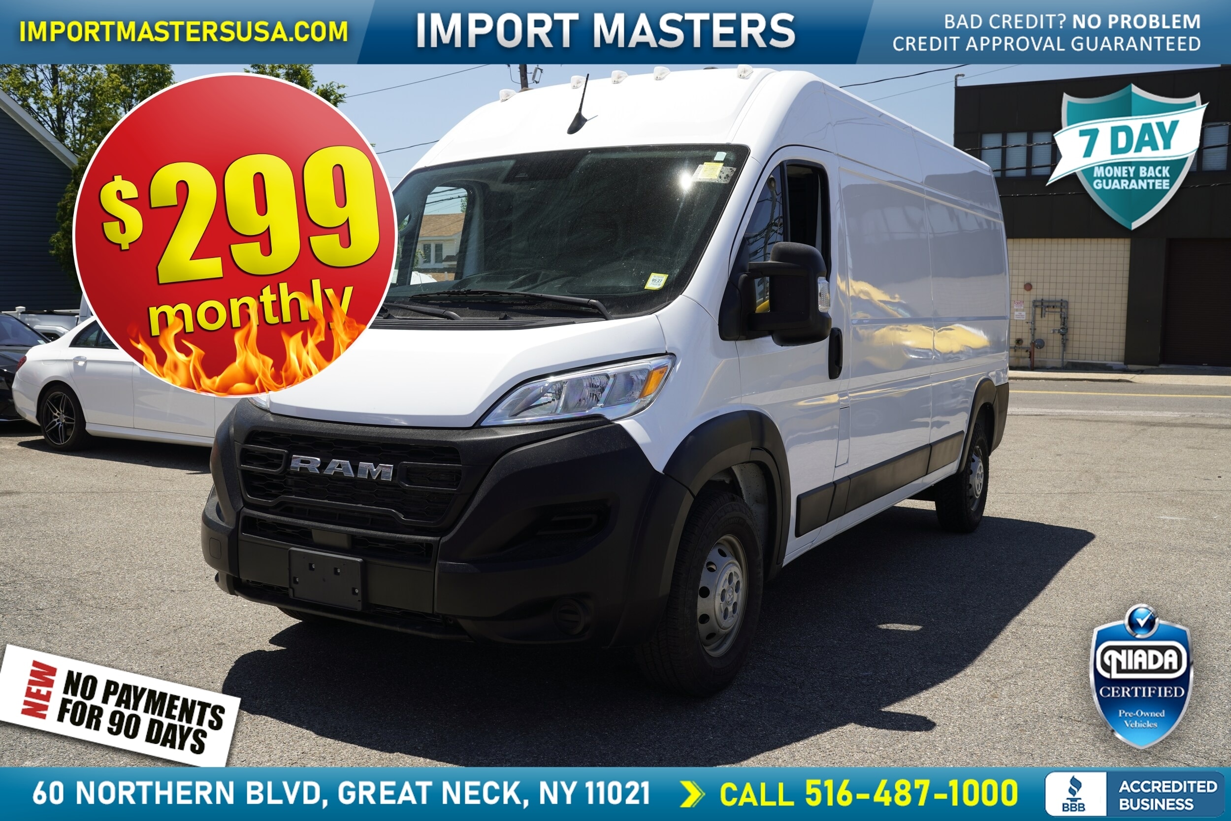  2023 RAM ProMaster 2500 159 High Roof Cargo Van FWD   