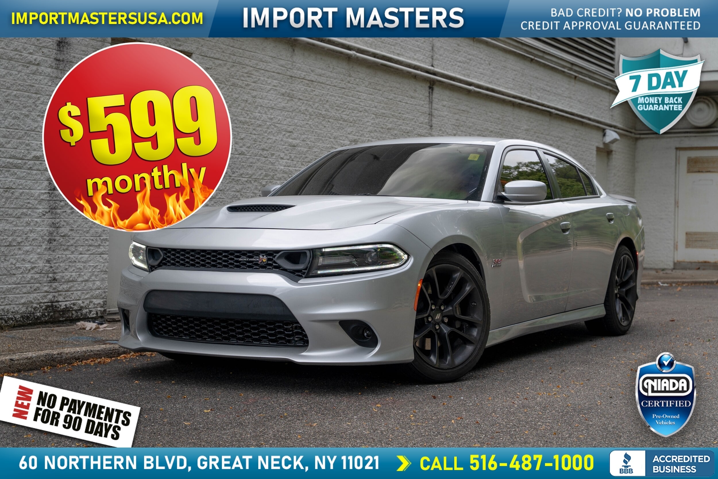 Silver 2021 Dodge Charger Sedan Rear-Wheel Drive 8-Speed Automatic