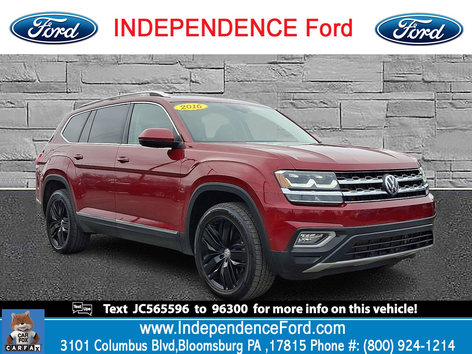2018 Volkswagen Atlas SEL Premium