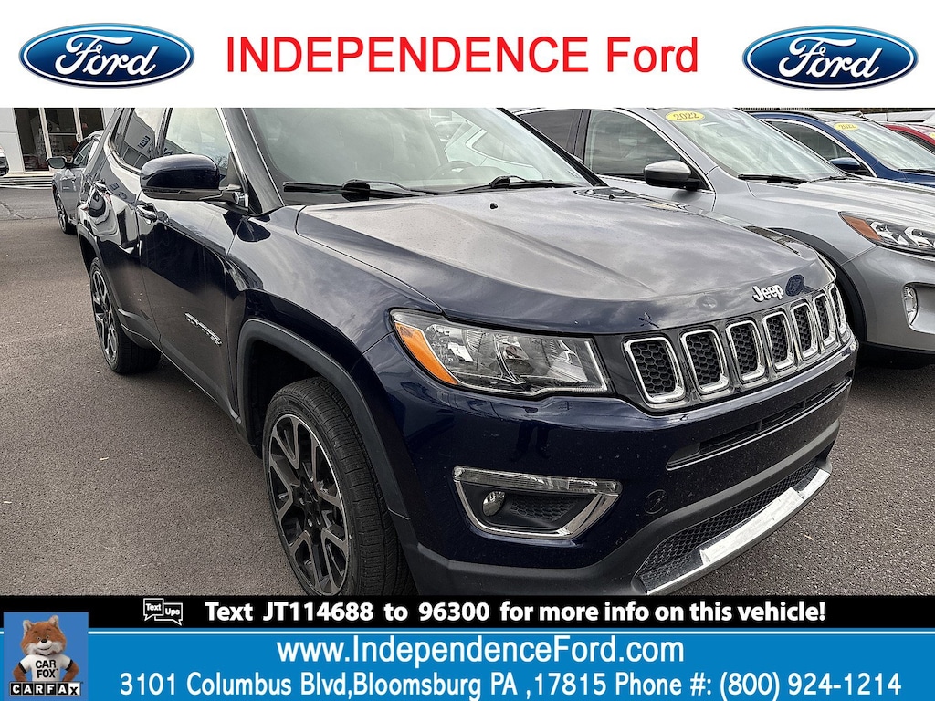 Certified 2018 Jeep Compass Limited SUV