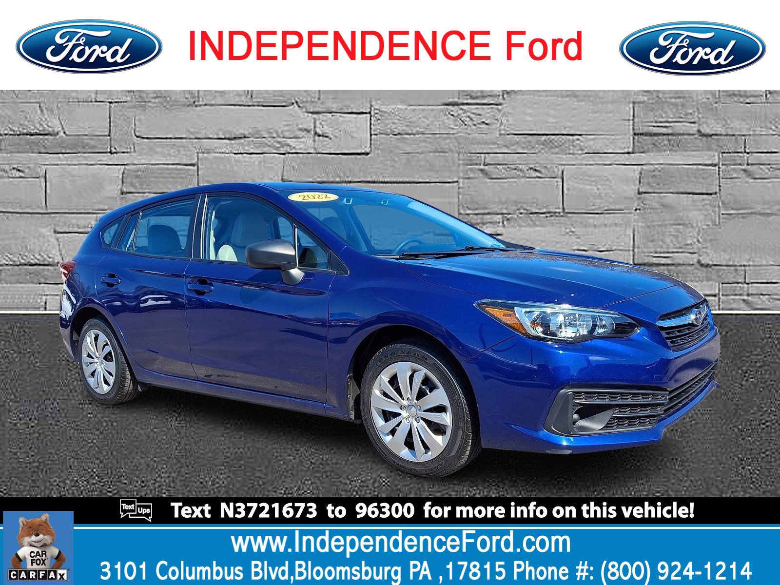 2022 Subaru Impreza Base