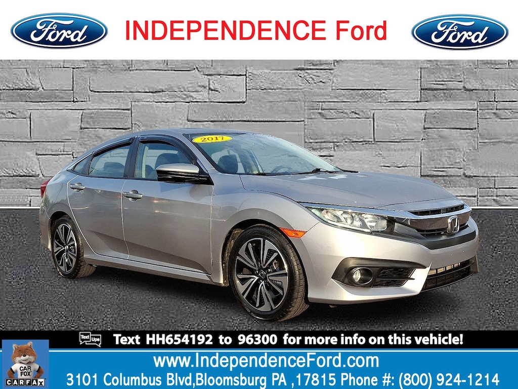 Certified 2017 Honda Civic EX-T Sedan