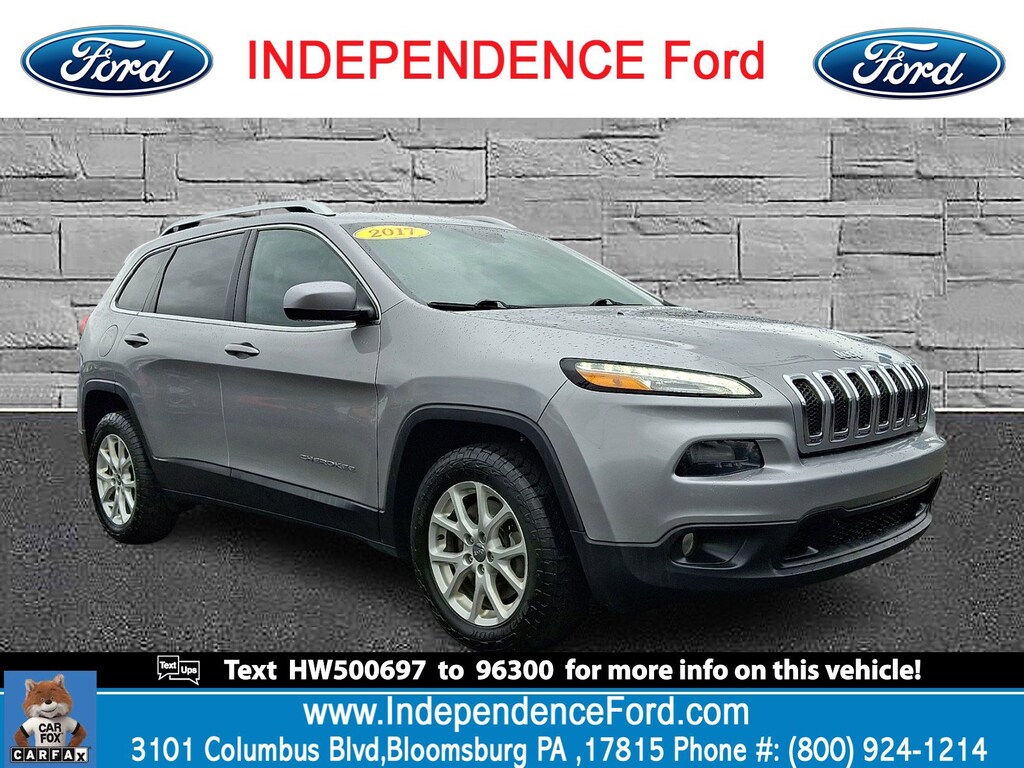 Certified 2017 Jeep Cherokee Latitude SUV