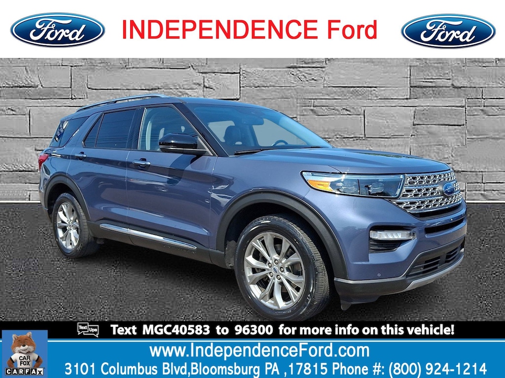 Certified 2021 Ford Explorer Limited SUV