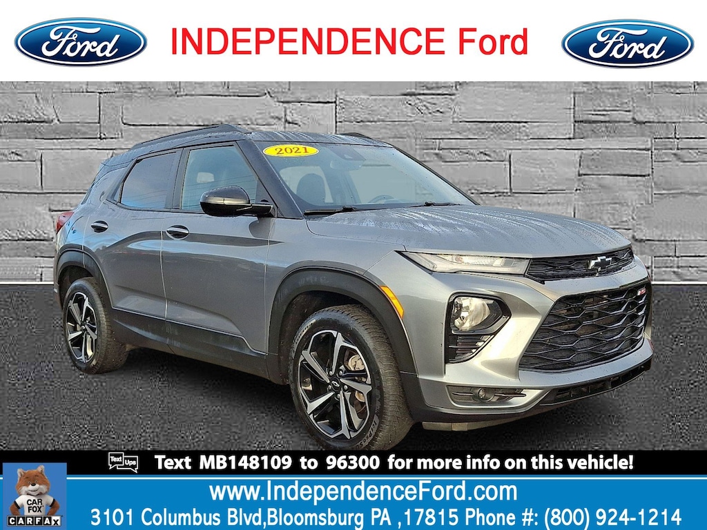 Certified 2021 Chevrolet Trailblazer RS SUV