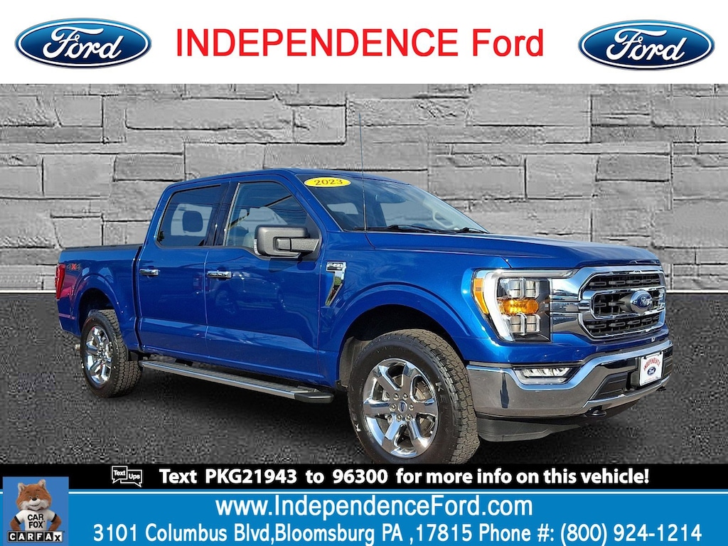 Certified 2023 Ford F-150 XLT Truck SuperCrew Cab