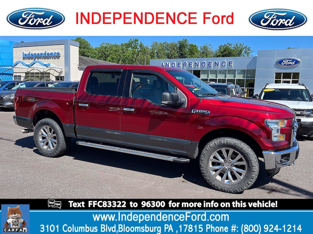 Used 2015 Ford F-150 XLT Truck SuperCrew Cab
