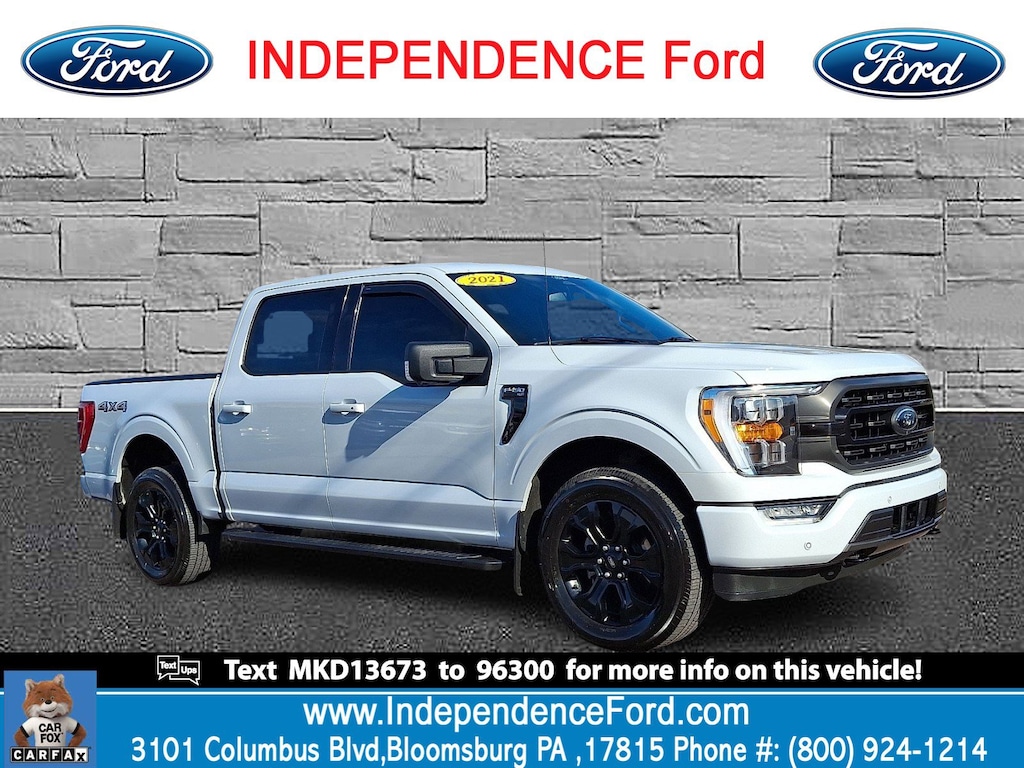 Certified 2021 Ford F-150 XLT Truck SuperCrew Cab