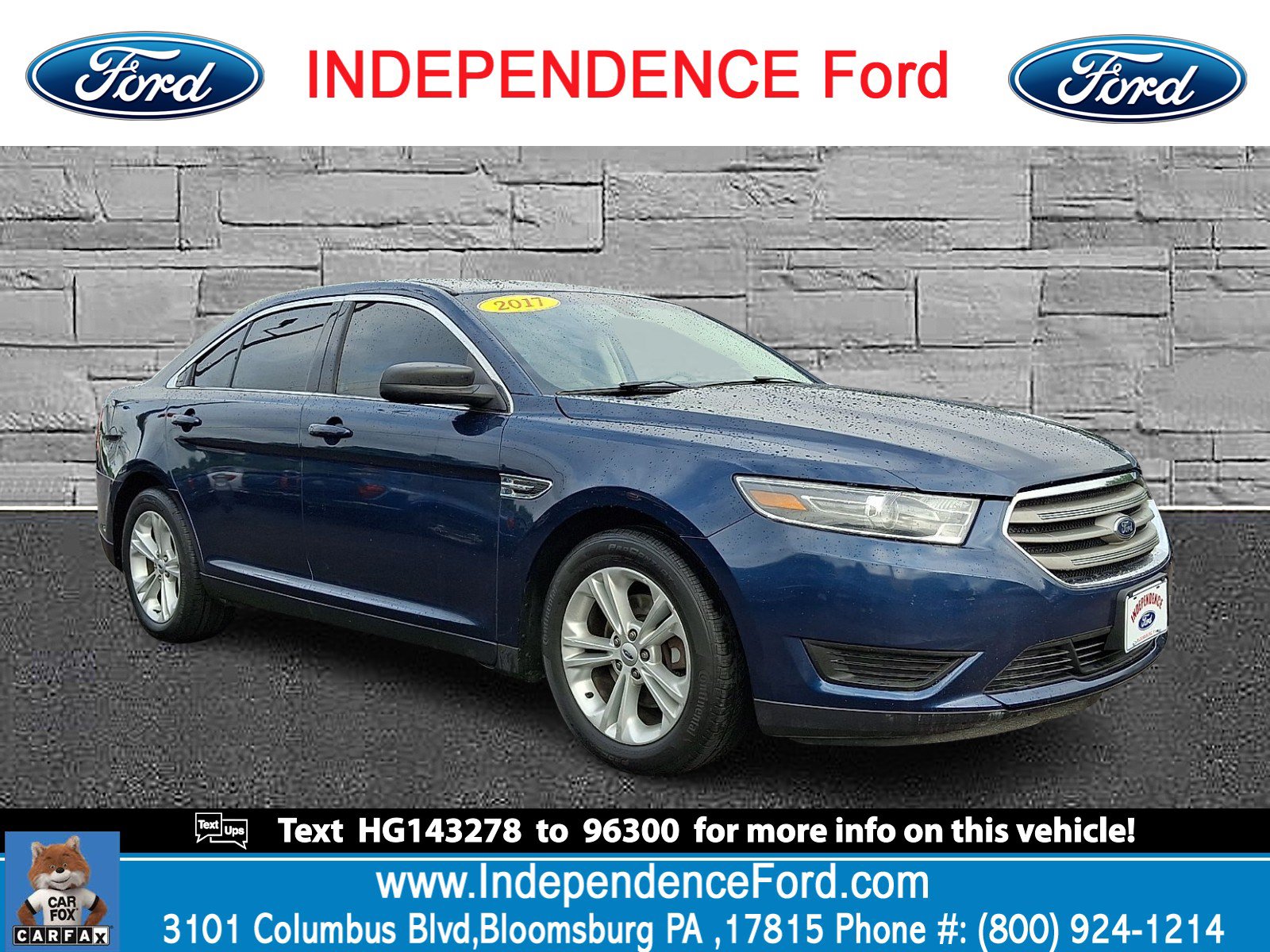 2017 Ford Taurus SE FWD's photo