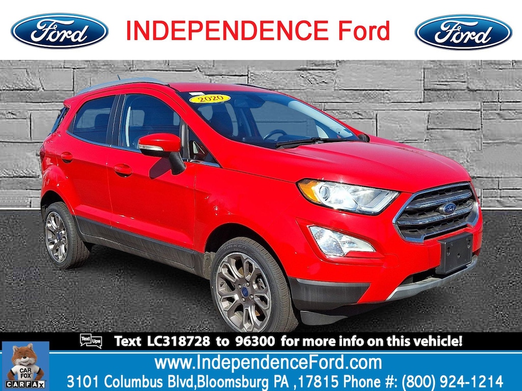 Used 2020 Ford EcoSport Titanium SUV