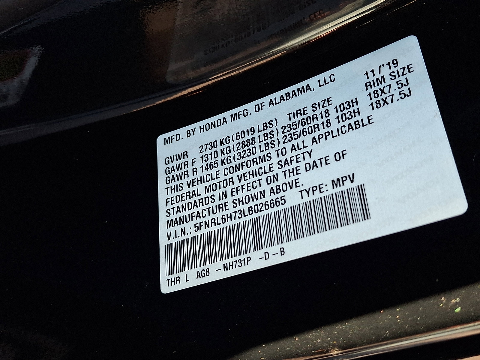 2020 Honda Odyssey EX-L - Photo 27