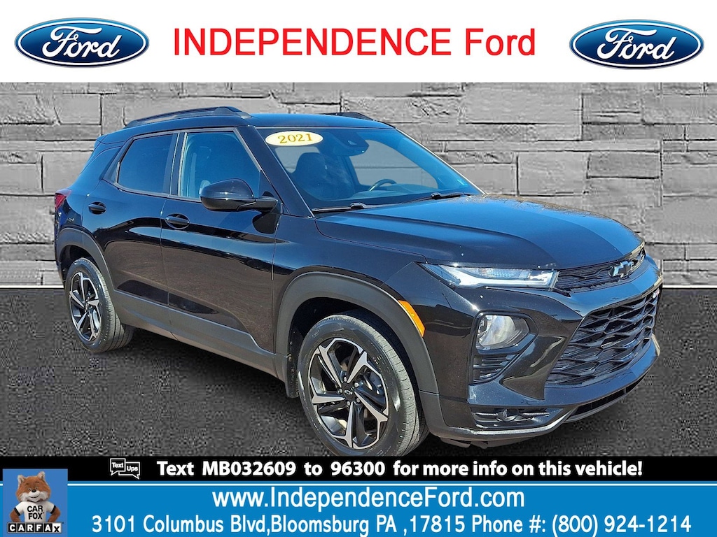 Certified 2021 Chevrolet Trailblazer RS SUV