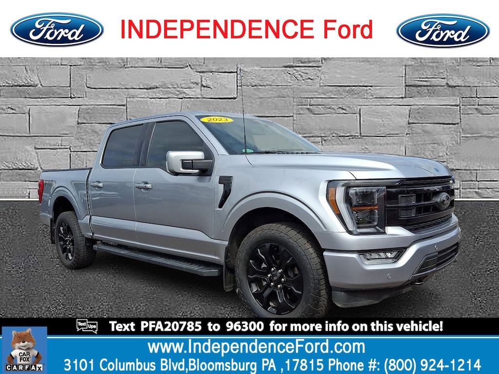 Certified 2023 Ford F-150 LARIAT Truck SuperCrew Cab