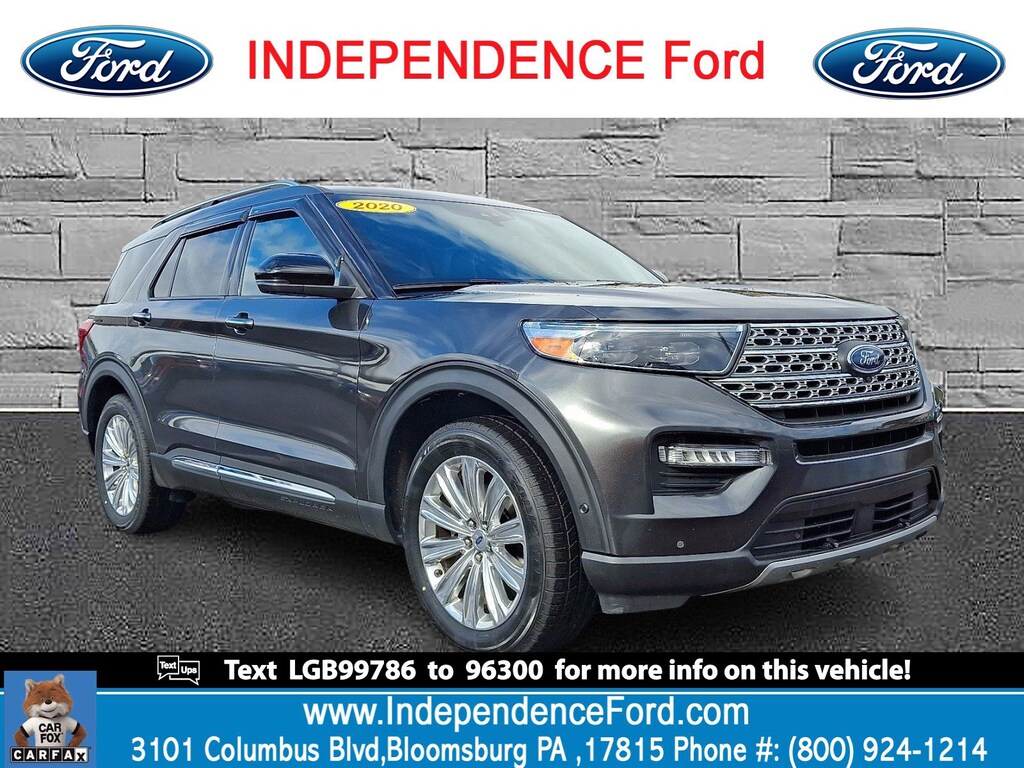 Certified 2020 Ford Explorer Limited SUV