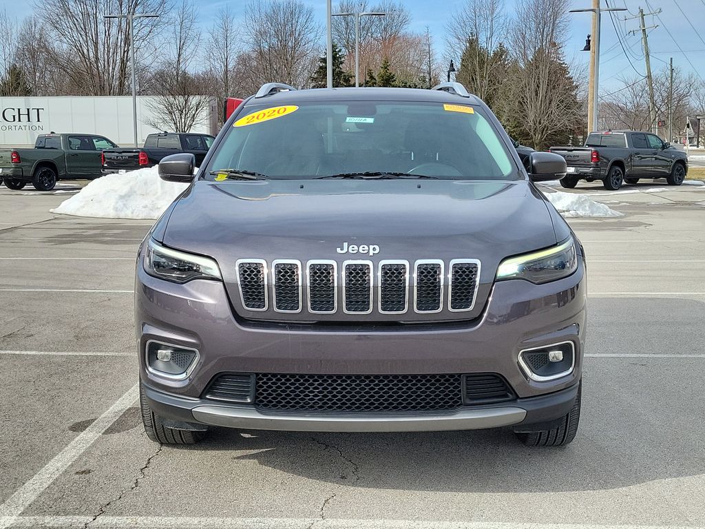 Used 2020 Jeep Cherokee Limited with VIN 1C4PJMDX1LD523812 for sale in Brownsburg, IN