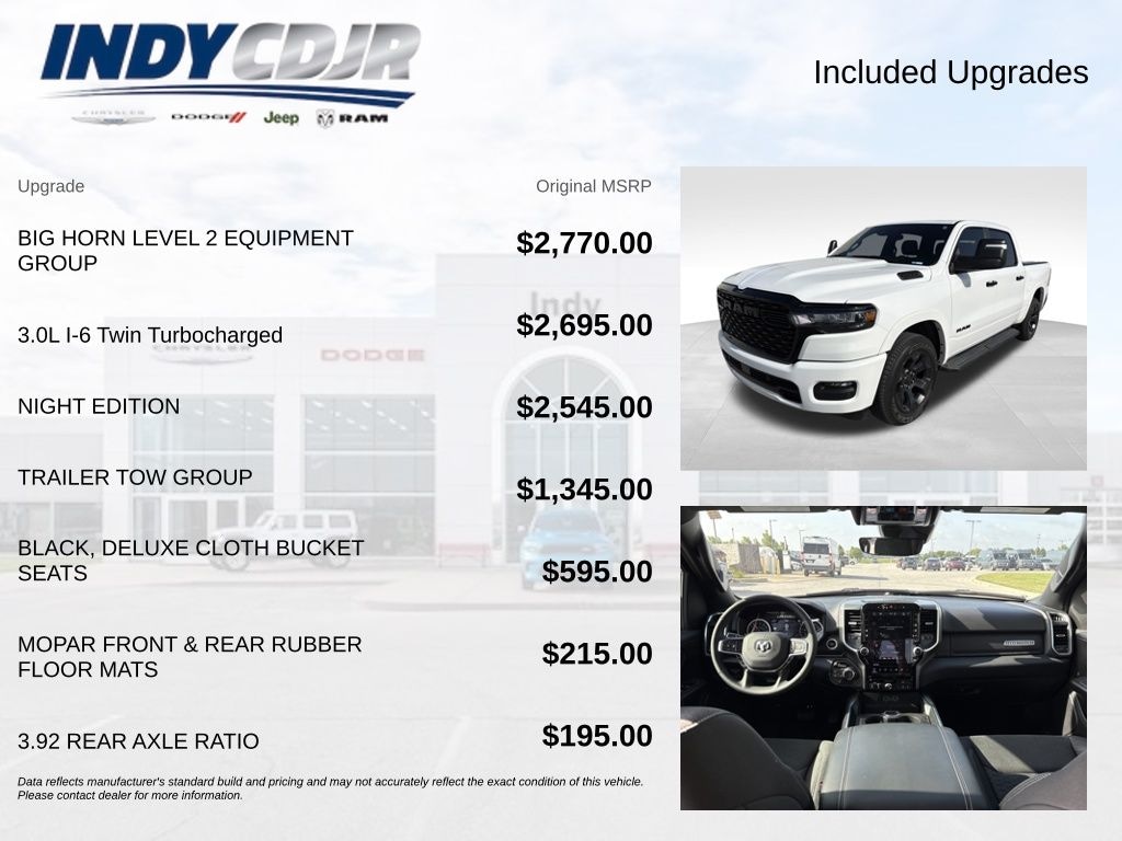 Used 2025 Ram 1500 Big Horn/Lone Star Truck Crew Cab