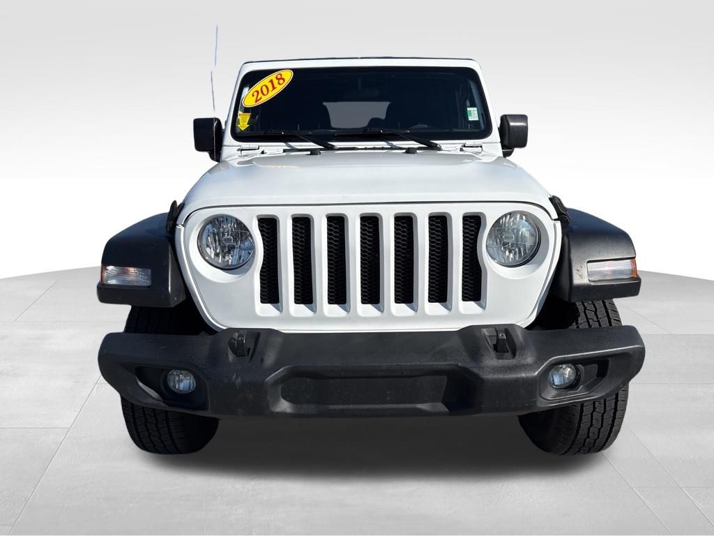 Used 2018 Jeep All-New Wrangler Unlimited Sport with VIN 1C4HJXDN0JW247936 for sale in Brownsburg, IN