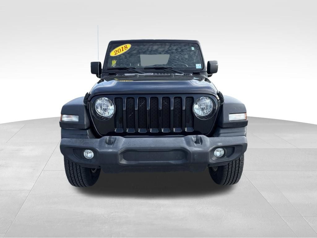 Used 2018 Jeep All-New Wrangler Unlimited Sport S with VIN 1C4HJXDN5JW145080 for sale in Brownsburg, IN