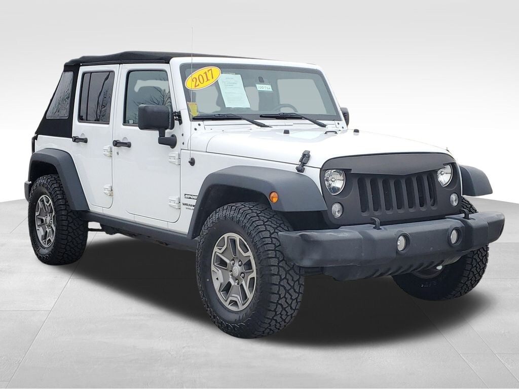 Used 2017 Jeep Wrangler JK Unlimited Sport 4x4 SUV