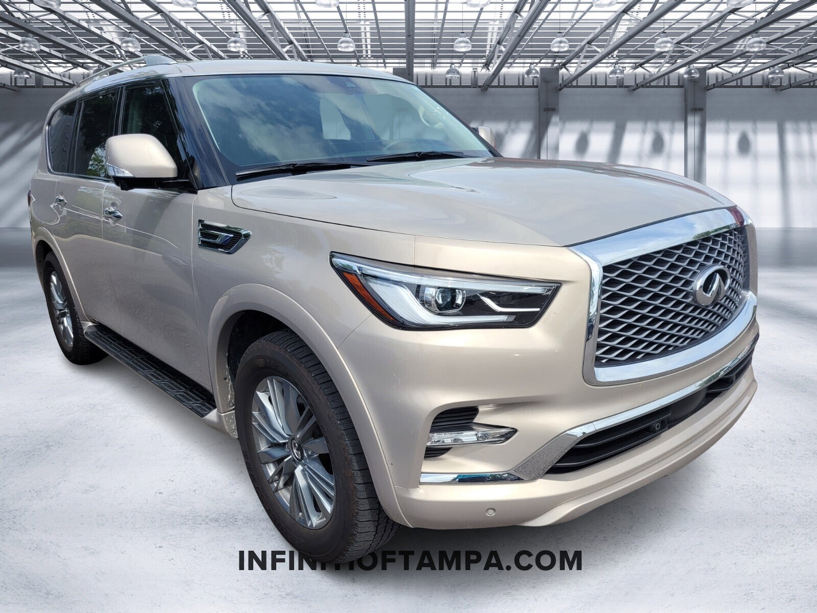 Used 2023 INFINITI QX80 Luxe with VIN JN8AZ2AF3P9756635 for sale in Burlington, VT