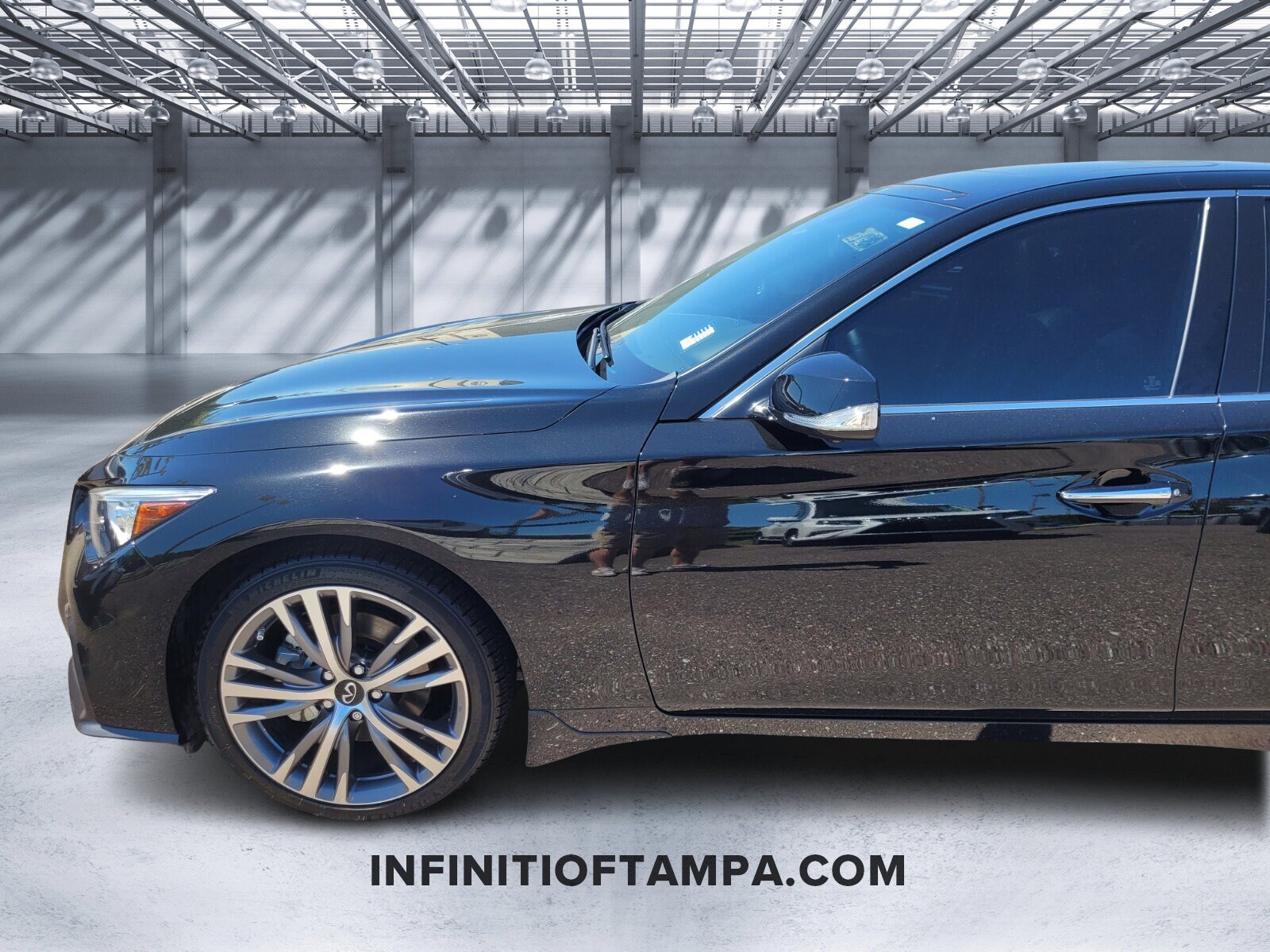 Certified 2021 INFINITI Q50 SENSORY with VIN JN1EV7CP2MM704128 for sale in Burlington, VT