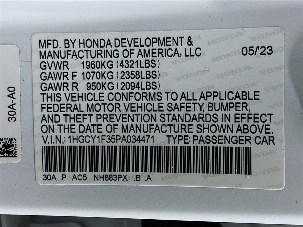 2023 HONDA ACCORD - Image 30