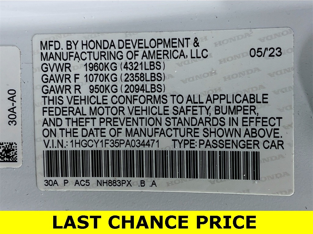 2023 HONDA ACCORD - Image 30