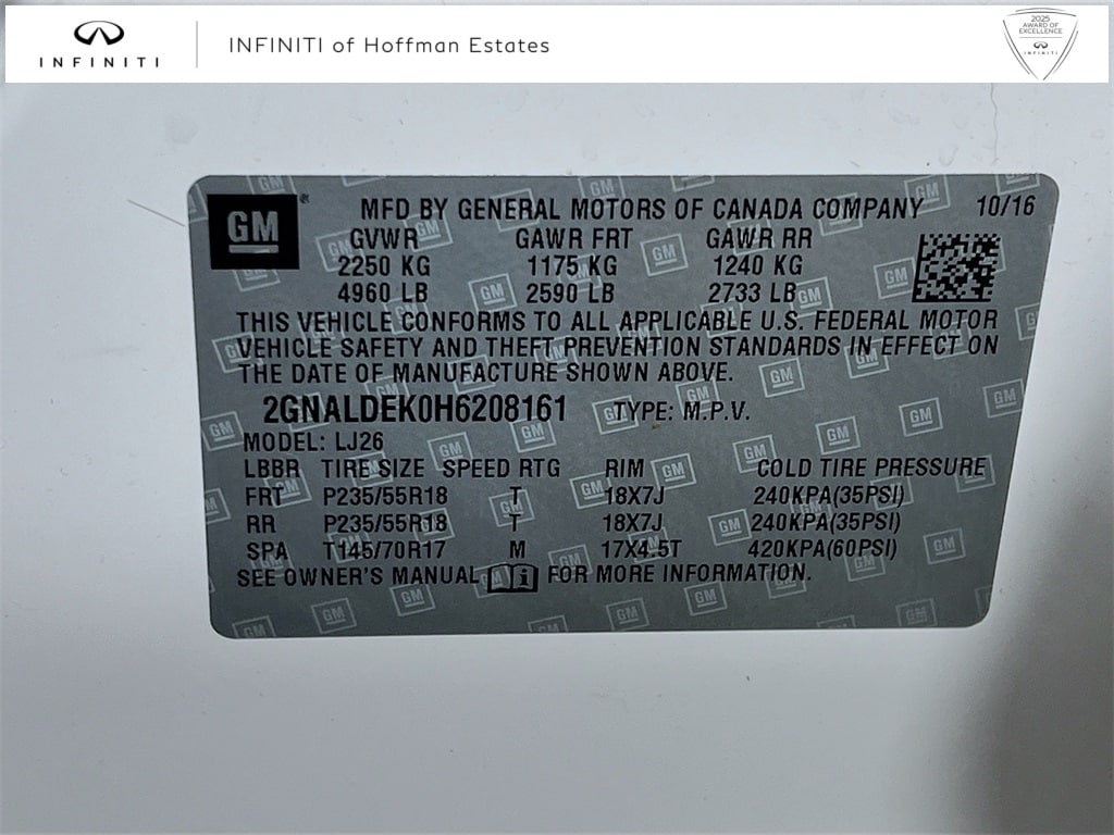 2017 CHEVROLET EQUINOX - Image 32