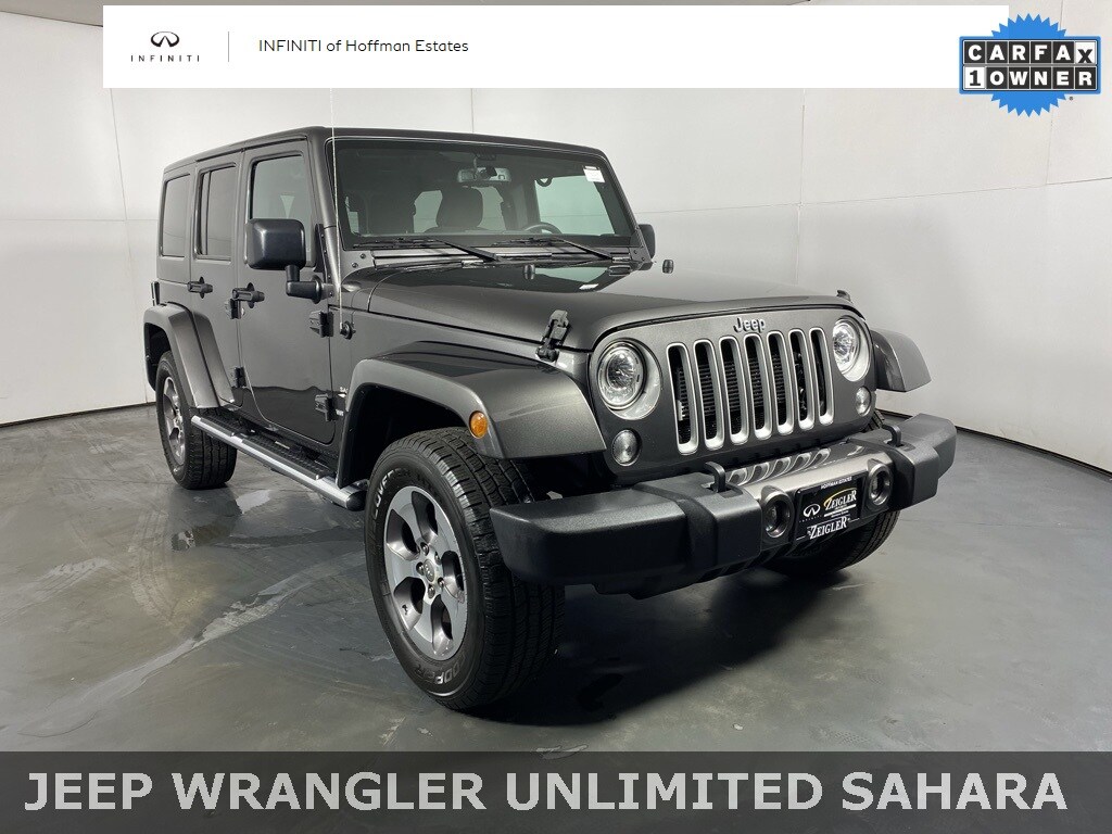Used 2017 Jeep Wrangler JK Unlimited Sahara 4x4 SUV