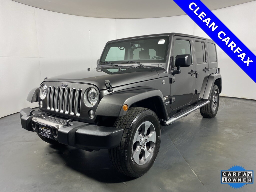 Used 2017 Jeep Wrangler JK Unlimited Sahara 4x4 SUV