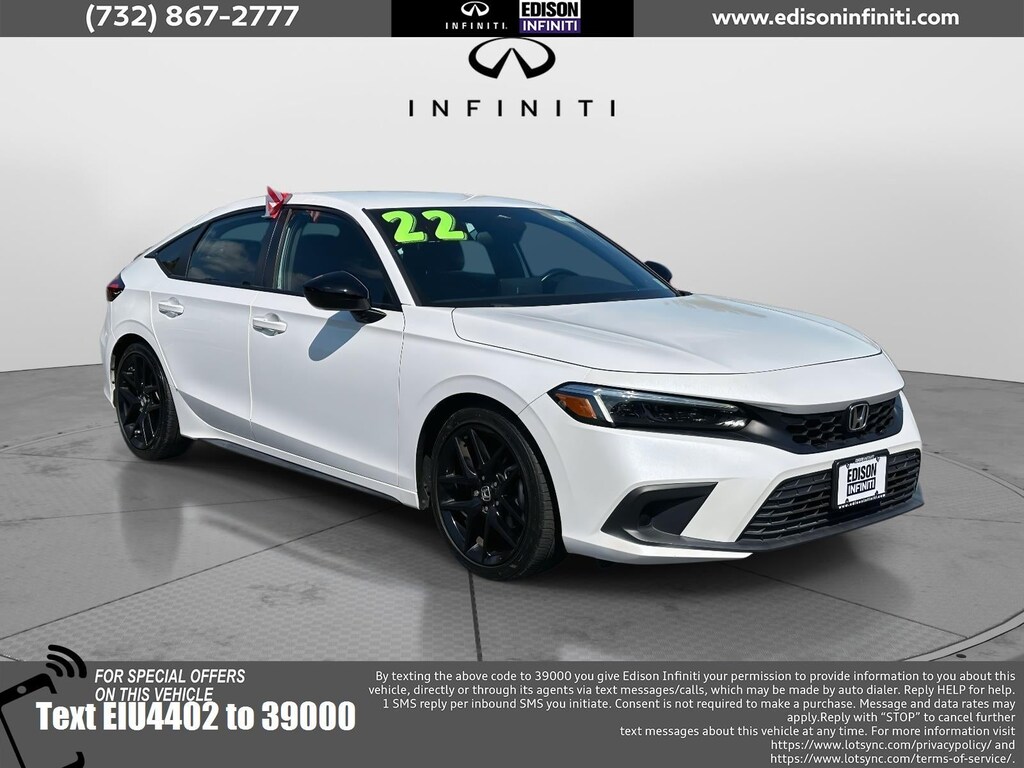 Used 2022 Honda Civic Hatchback Sport CVT Hatchback