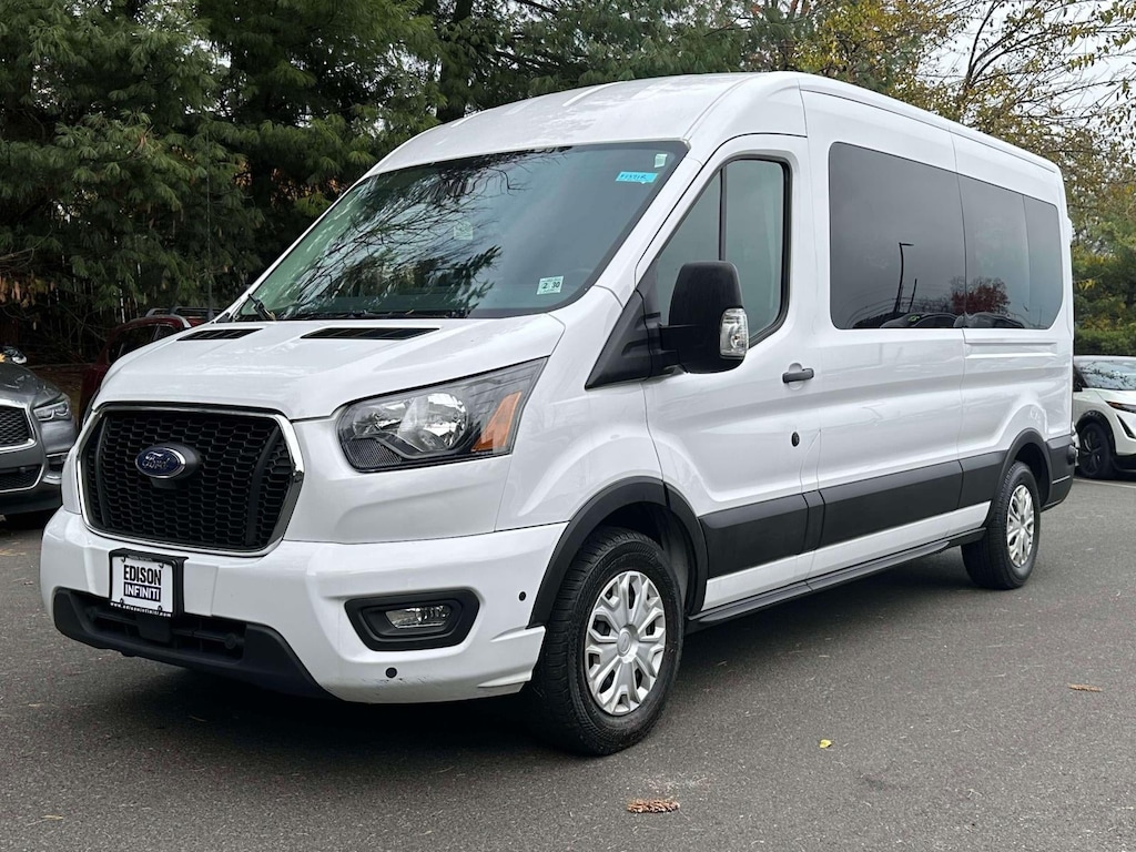 Used 2024 Ford Transit Passenger Wagon T-350 148 Med Roof XL RWD Medium Roof Van