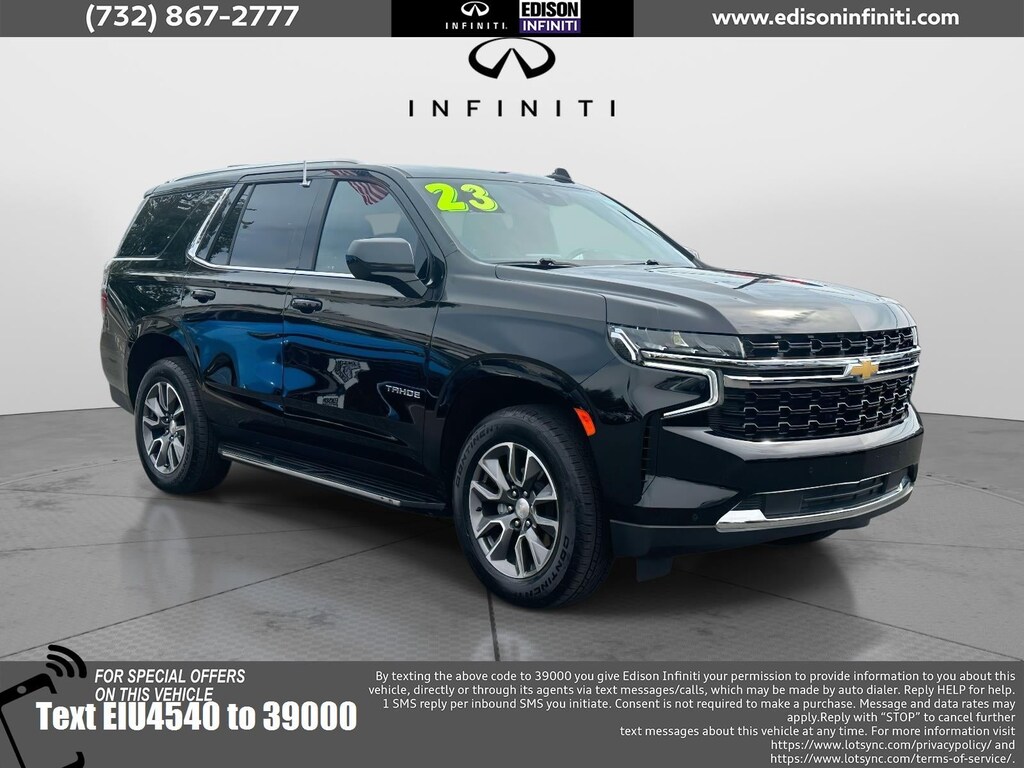 Used 2023 Chevrolet Tahoe 4WD 4dr LS Sport Utility Vehicle