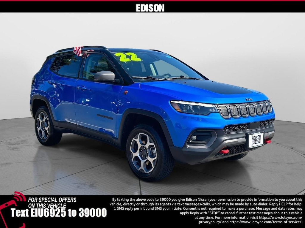 Used 2022 Jeep Compass Trailhawk 4x4 Sport Utility