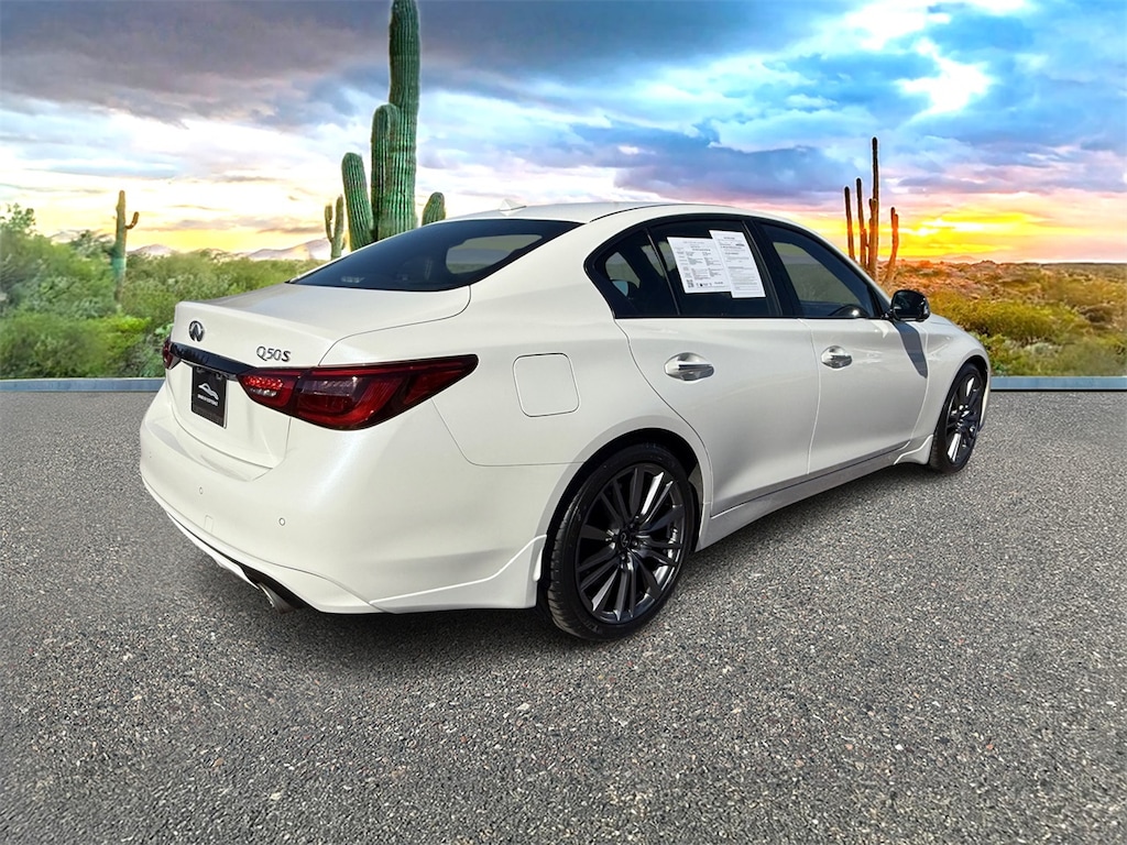 Certified 2024 INFINITI Q50 Red Sport 400 Sedan