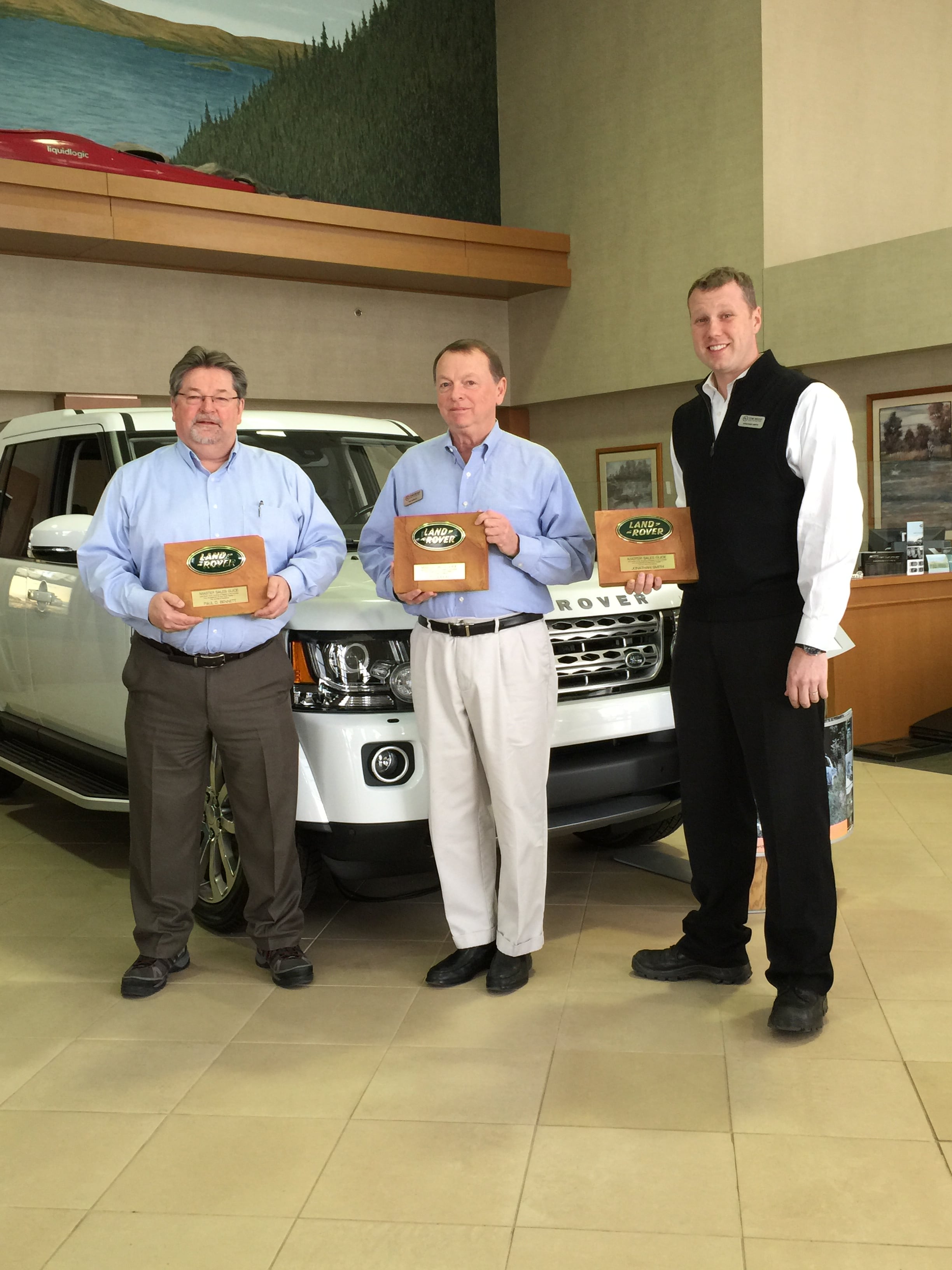 Tom Wood Land Rover Congratulates Our Master Certified Sales