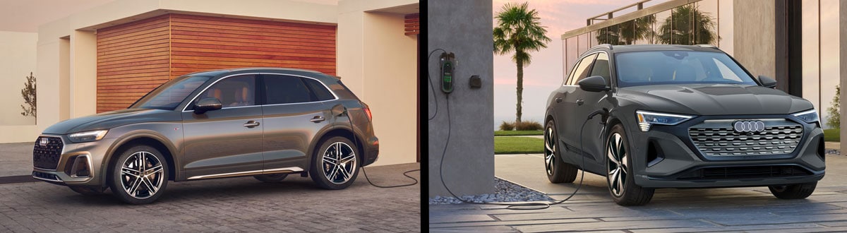 2024 Audi Q5 e Plug-In Hybrid vs 2024 Audi Q8 e-tron