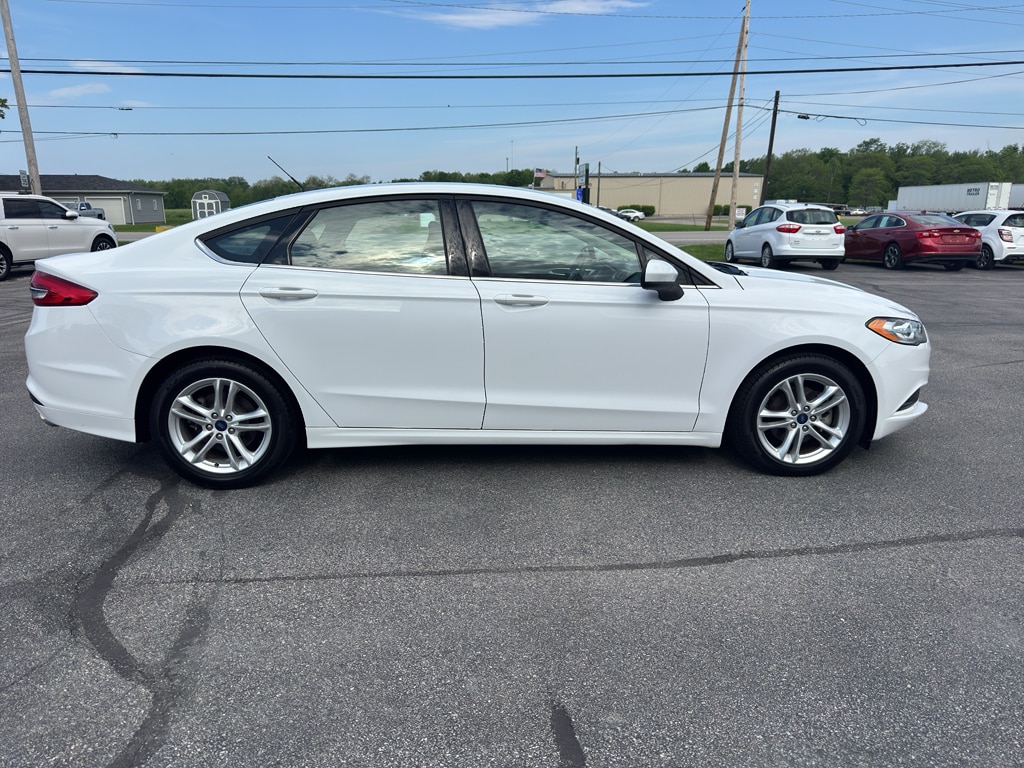 Used 2018 Ford Fusion SE with VIN 3FA6P0HD2JR237805 for sale in Paulding, OH