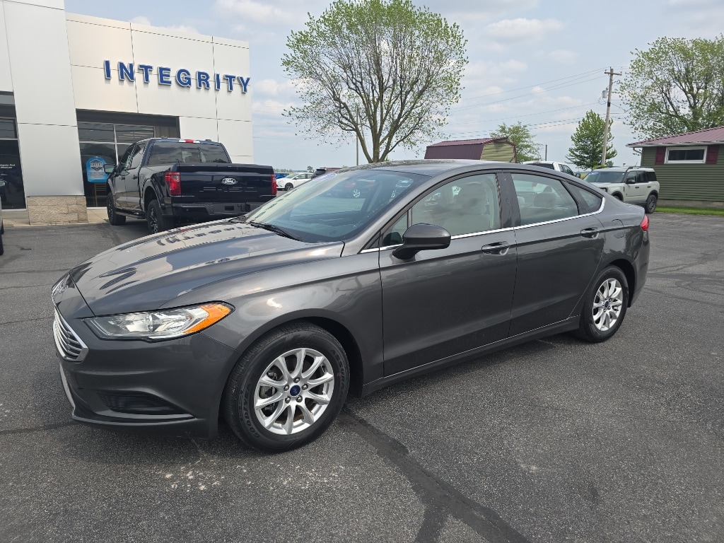 Used 2017 Ford Fusion S with VIN 3FA6P0G71HR369394 for sale in Paulding, OH